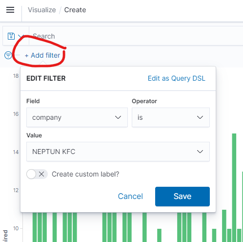 Kibana filter